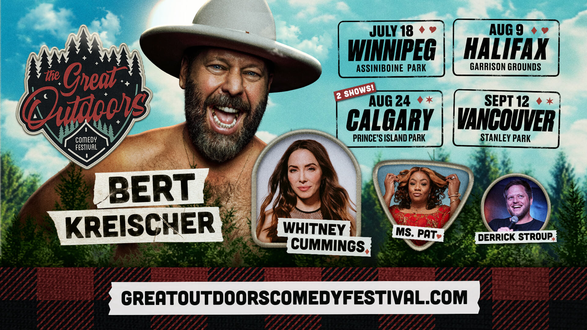 The Great Outdoors Comedy Festival 2025 with Bert Kreischer