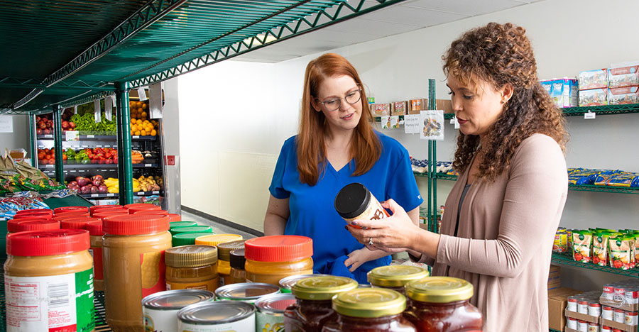 Nashville General Hospital’s Food Pharmacy combats food insecurity by offering no-cost food totes filled with fresh produce and shelf-stable items, tailored to meet the specific dietary needs of patients with chronic conditions.