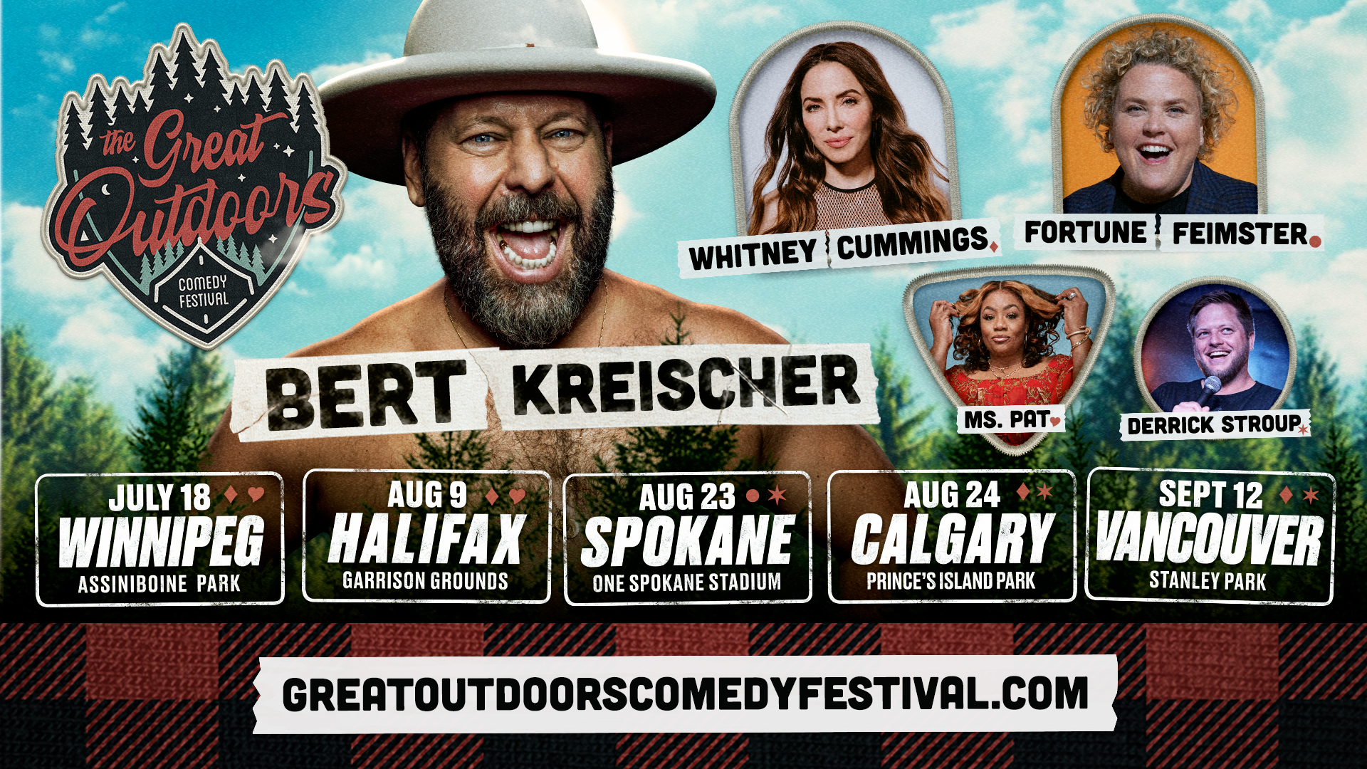 The Great Outdoors Comedy Festival 2025 with Bert Kreischer