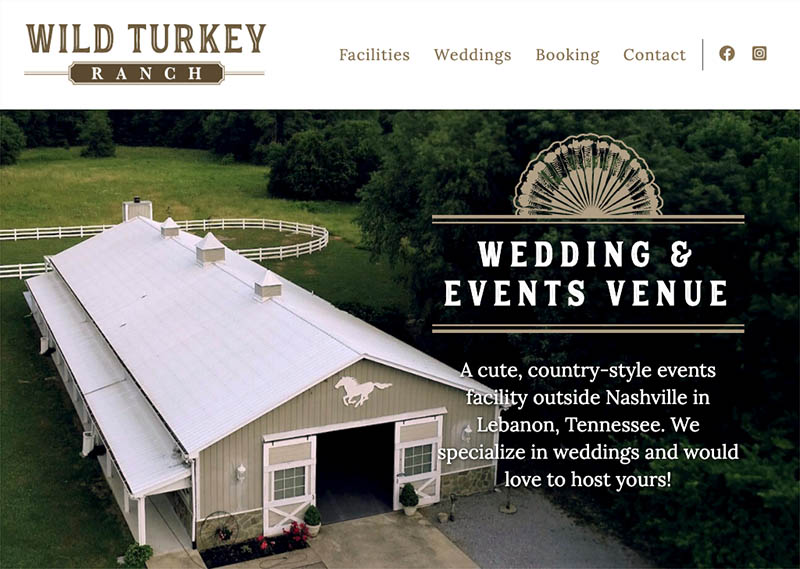 Wild Turkey Ranch website