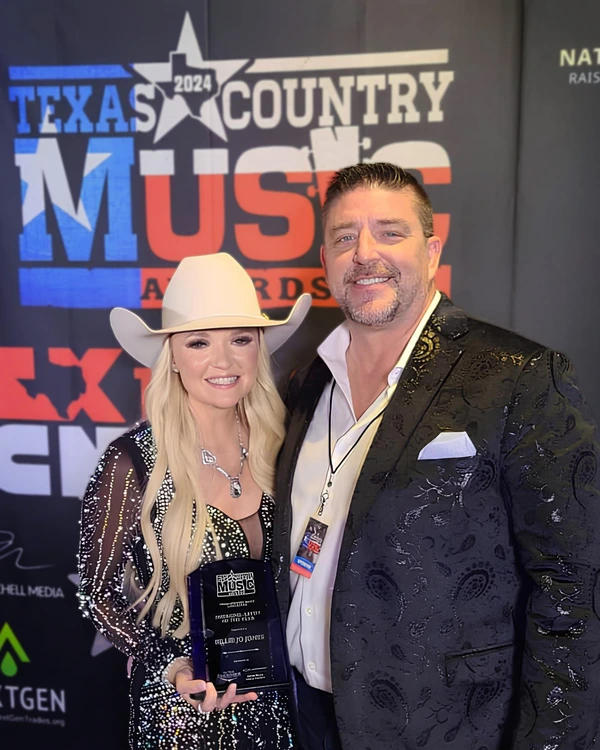 Billie Jo and GET JOE Records President Len Snow