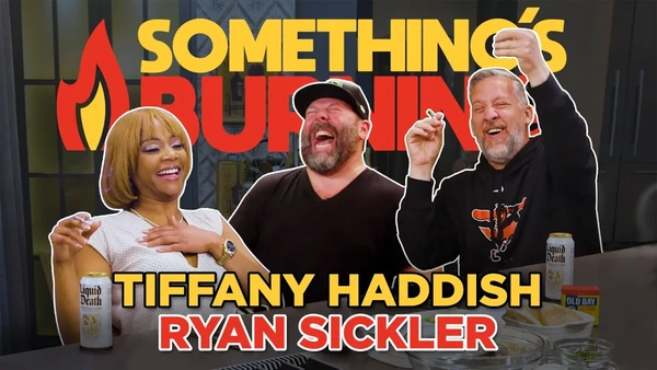 S2 E22 | Tiffany Haddish, Ryan Sickler & I Talk Egg Donation + a Hummus Challenge | Something's Burning