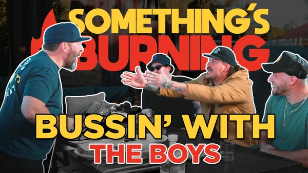 S2 E23 | I’m Grillin’ Cheeses and talkin’ football with the Boys | Something's Burning