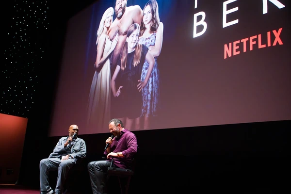 Credit: Troy Conrad  Bert Goes to Hollywood Comedian Bert Kreischer — actually wearing his shirt! — cracked up in the middle of a Q&A moderated by Big Boy during the premiere of Free Bert at Netflix's Tudum Theater in Los Angeles on January 13, 2026.
