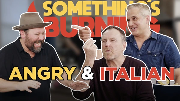 S1 E09 | Colin Quinn + Nick Di Paolo | Cookin’ Chicken Parm for My Heroes | Something’s Burning