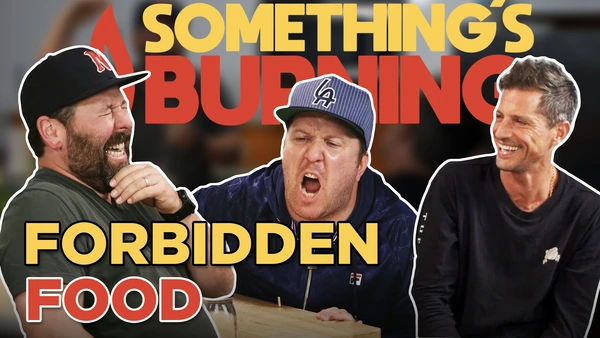 S1 E14 | Nick Swardson + Simon Rex | Nick Swardson, Simon Rex, and Noodle-less Noodles | Something’s Burning