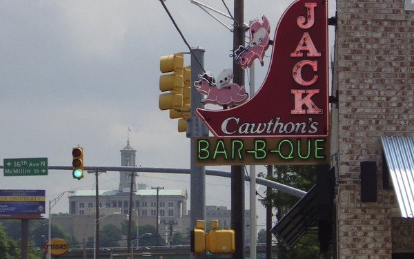 Jack Cawthon's Bar-B-Que 1601 Charlotte Ave