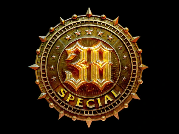 38 Special 3D logo layered file