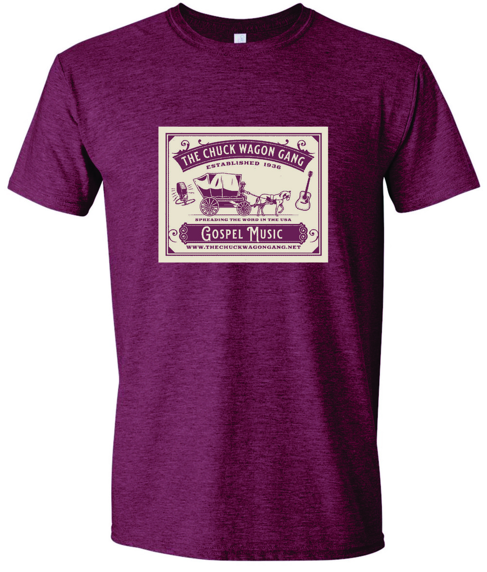 The Chuck Wagon Gang T-shirt, maroon