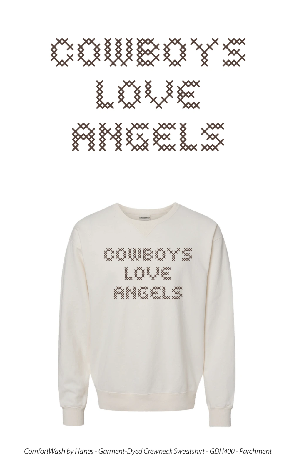 “COWBOYS LOVE ANGELS” SWEATSHIRT