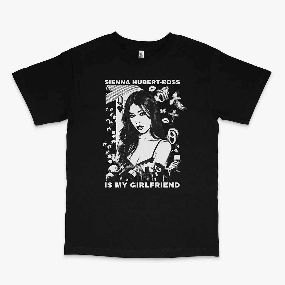 Sienna Hubert-Ross is my GF Black & White T-Shirt