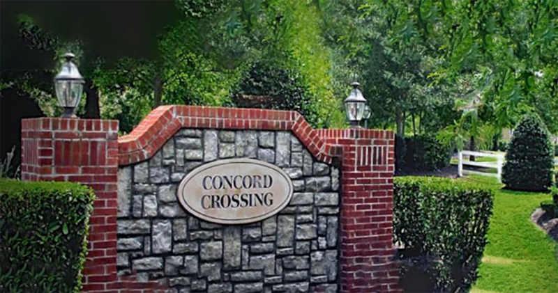 Concord Crossing entrance