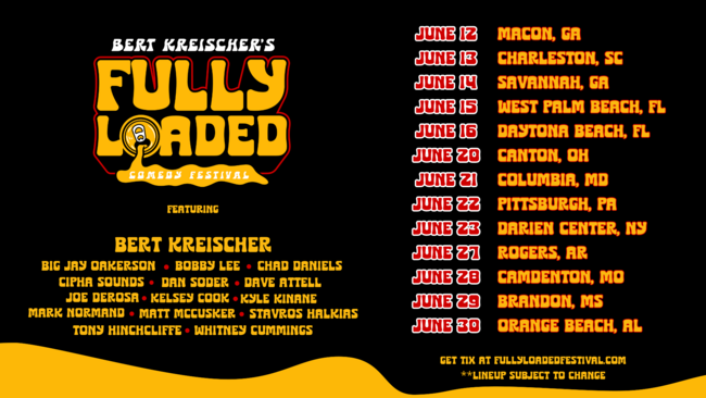 fully loaded comedy festival 2024 schedule