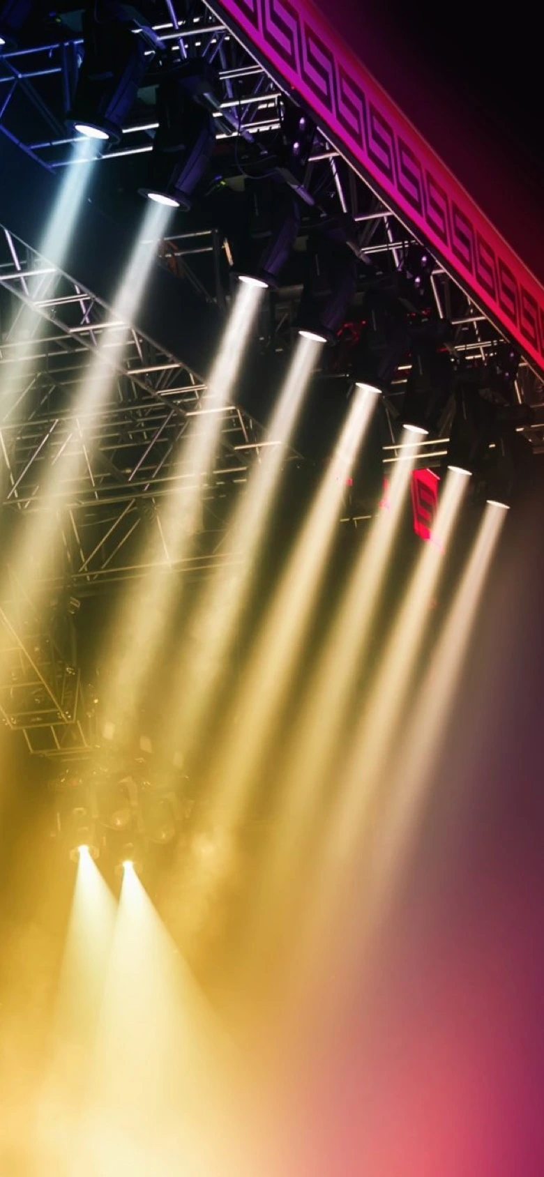 image of stage lights and rigging