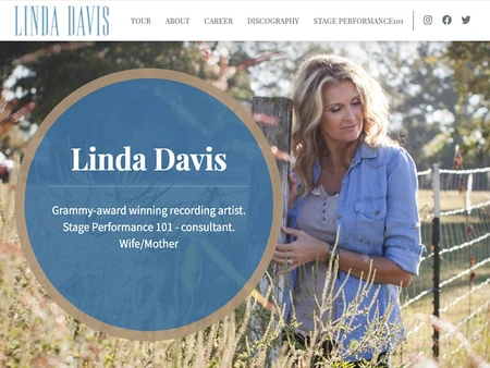 Linda Davis website