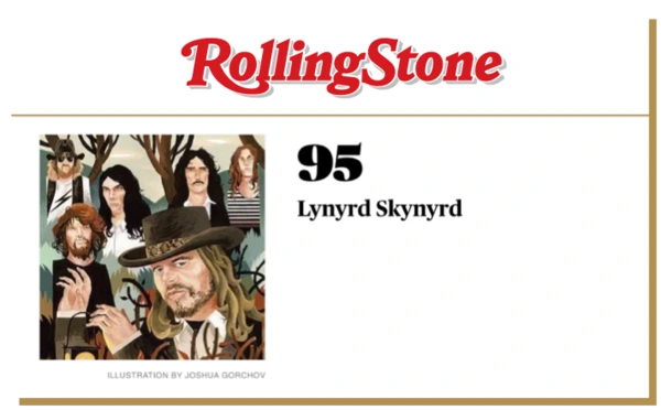 Skynyrd #95 on Rolling Stone top 100 bands
