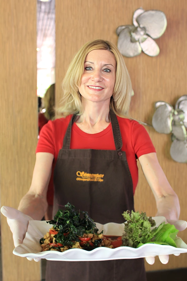 Head chef Sandra Flock