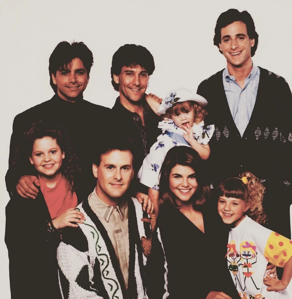 Jeff Franklin and the cast of Full House