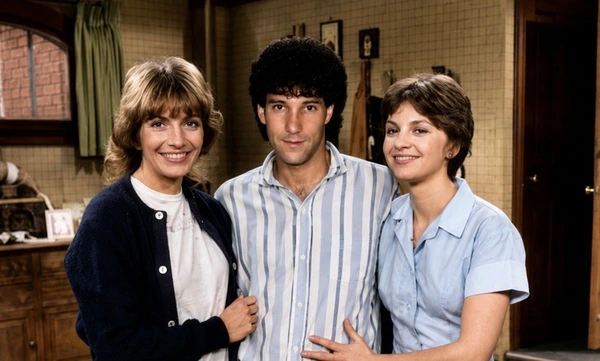 Penny Marshall, Jeff Franklin and Cindy Williams