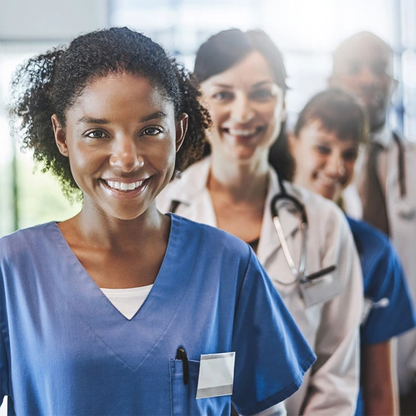 medical team smiling