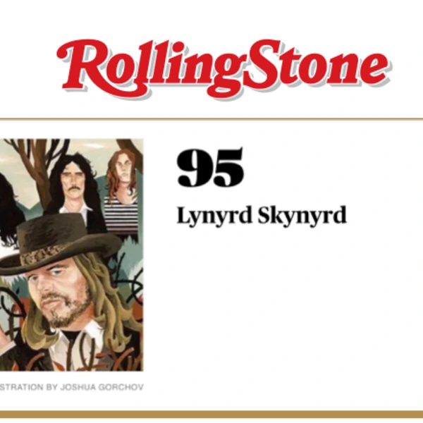 Skynyrd #95 on Rolling Stone top 100 bands