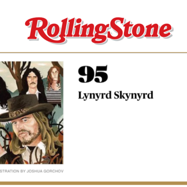 Skynyrd #95 on Rolling Stone top 100 bands