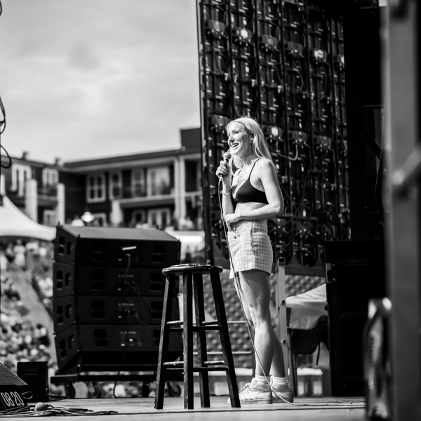 Nikki Glaser  at Coolray field in Lawrenceville, GA