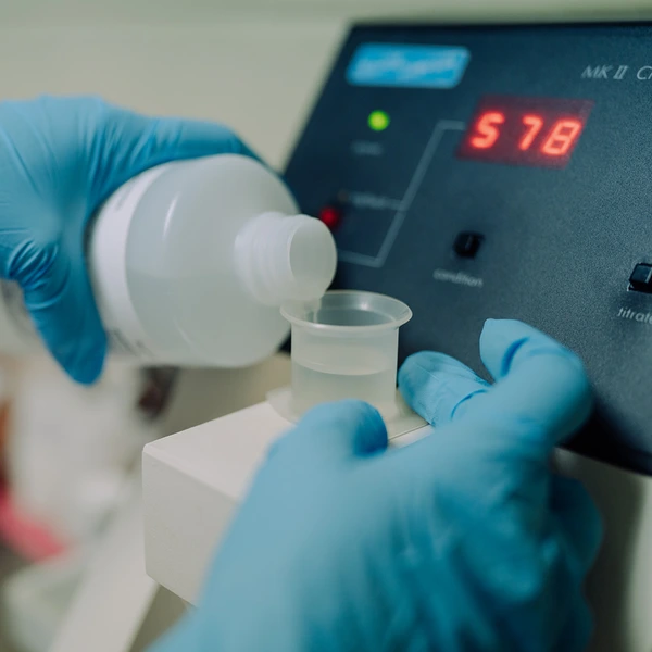 Lab - quality control of ingredients