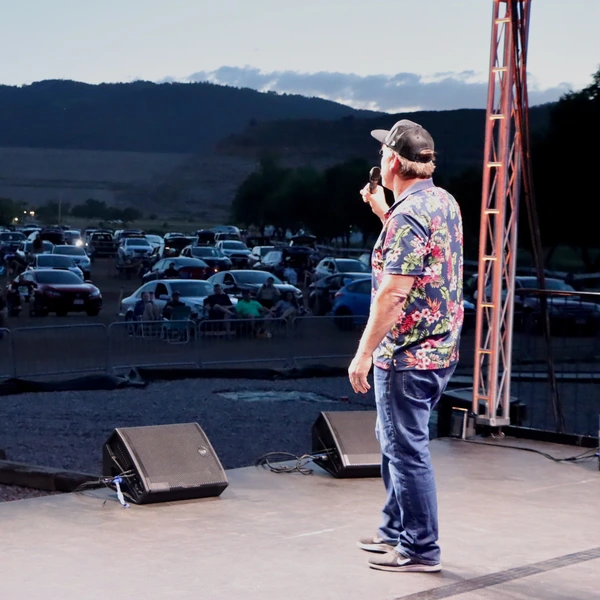 Dave Williamson performing on the 2020 (socially-distanced) Hot Summer Nights Tour