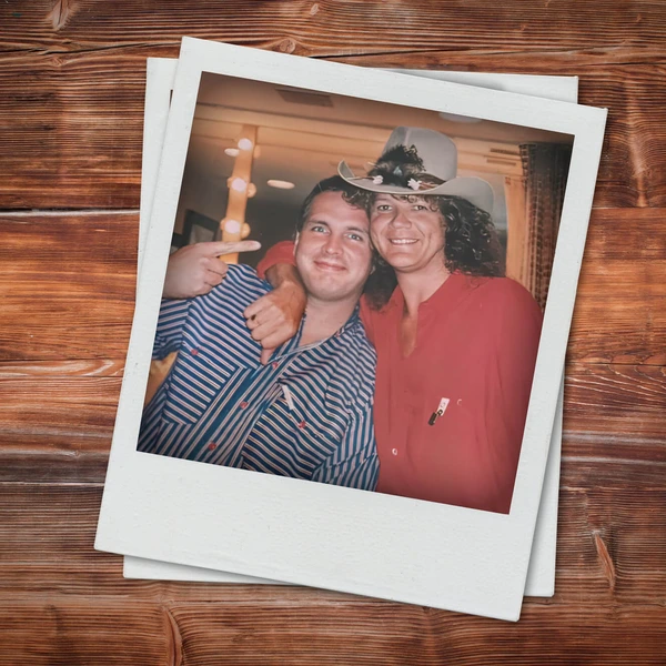 Earl Bud Lee and Garth Brooks backstage at The Opry 1989