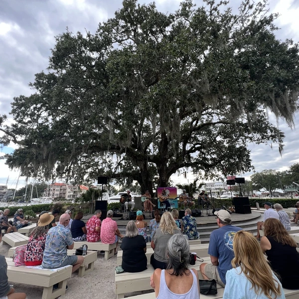 Kylie Sackley, Jesse Rice, Megan Linville, Danny Myrick, Angie Aparo perform at the Liberty Oak as part of HHIJ &lsquo;23