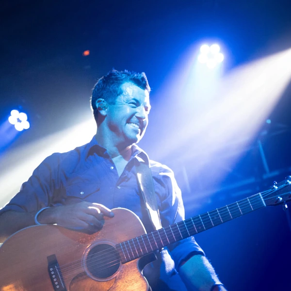 Roy Johnston live in spotlight