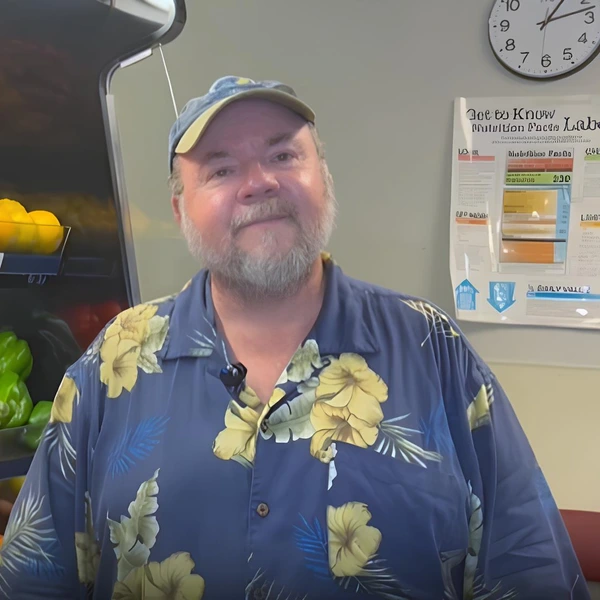 Jeff Berry at the NGH Food Pharmacy