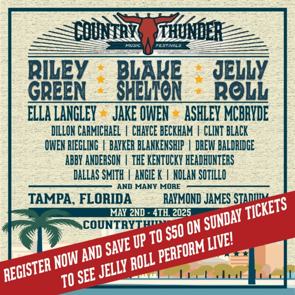 Country Thunder Florida ft. Jelly Roll and more! 