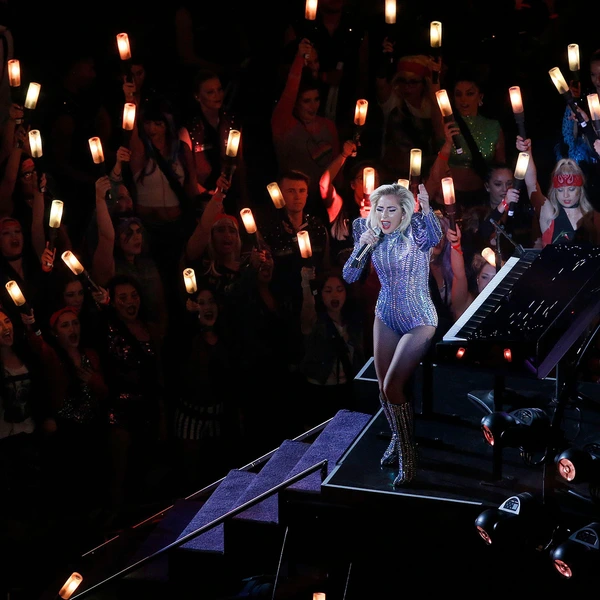 Lady Gaga performs at Superbowl Halftime Show