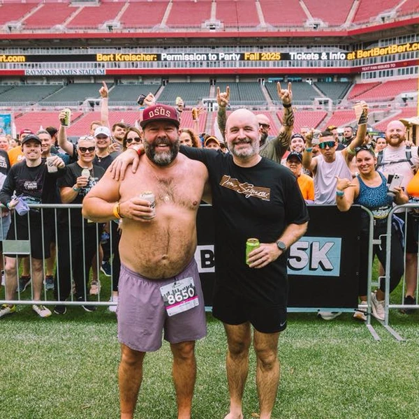 Bert and Tom at 2Bears5K
