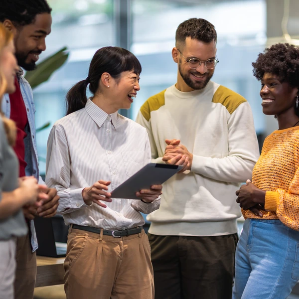 image of a group of people smiling