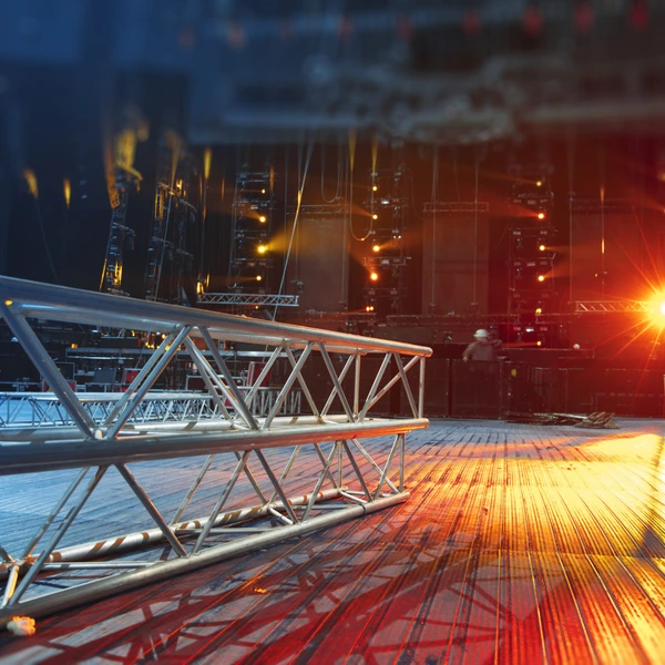 image of rigging and stage construction