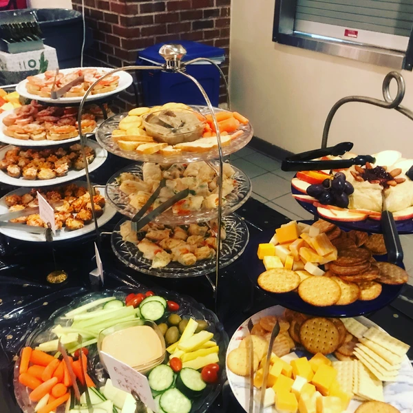 Heavy hor d'oeuvres buffet