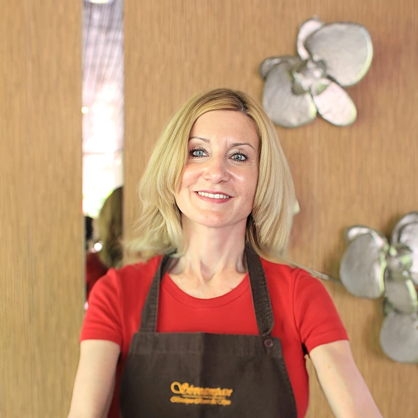 Head chef Sandra Flock