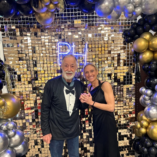 Sarah and Bob at prom 