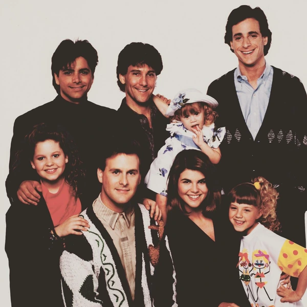 Jeff Franklin and the cast of Full House