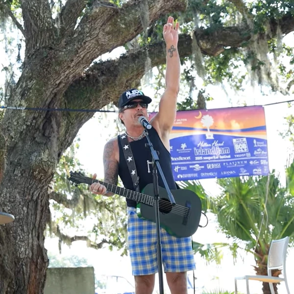 jeff steele performs at liberty oak