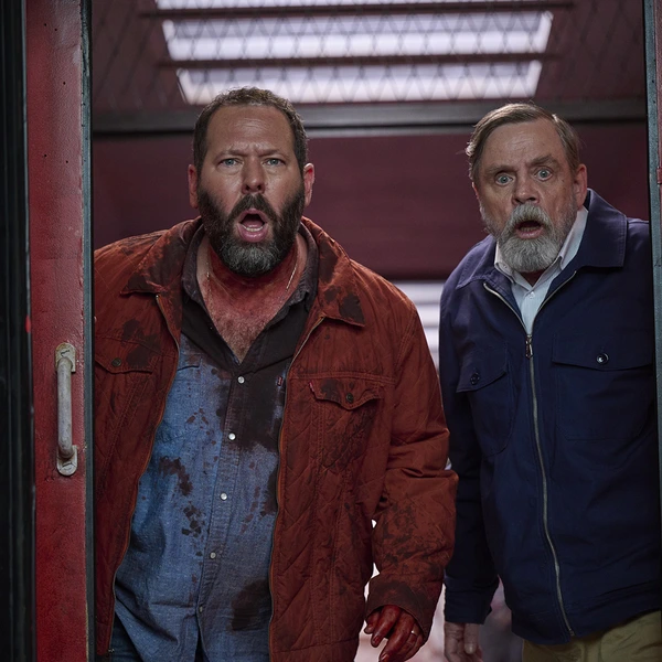 Scene from The Machine with Bert and Mark Hamill